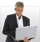 Man with laptop